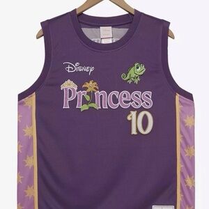 Disney Tangled Rapunzel Women's Plus Size Cropped Jersey Tank 3XL- NEW WITH TAGS